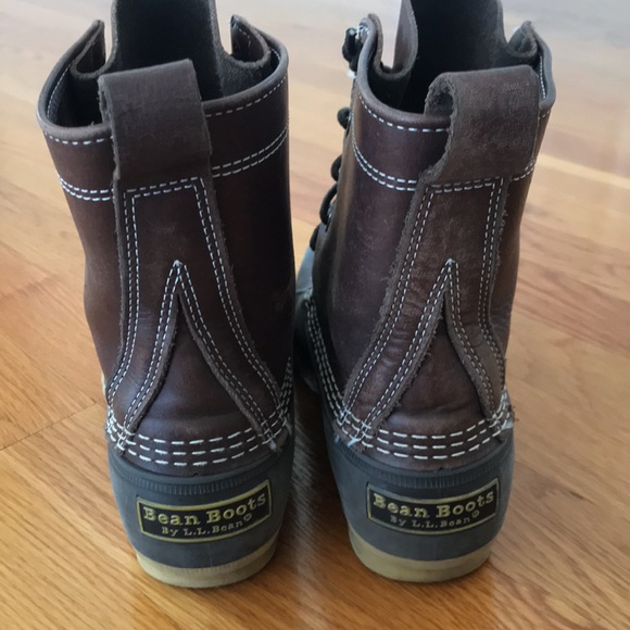 LL Bean dark brown duck/bean boots - Picture 6 of 10